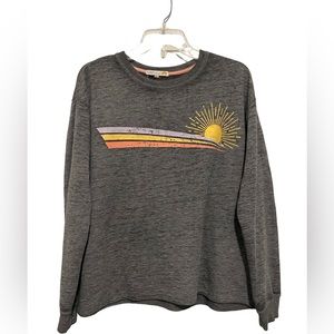 C&c California Women's T-shirt Top
Size M Gray Long Sleeve Graphic